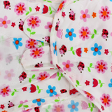 Cotton Baby Swaddle – Off-White Floral