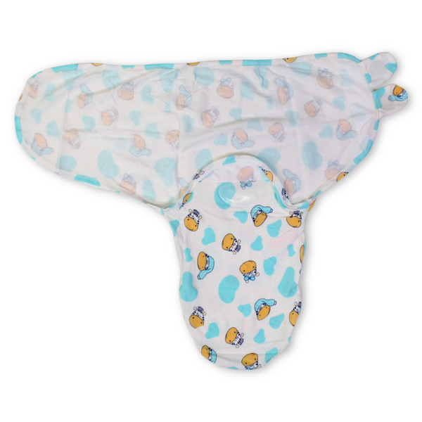 Kolaco Cotton Baby Swaddle – Off-White Cow Heads Print