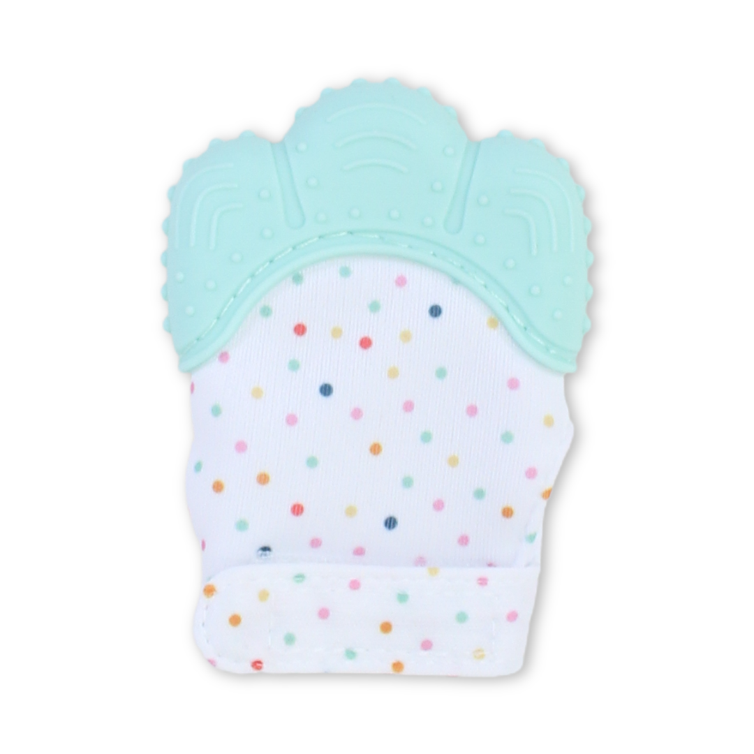 Silicone Baby Teether Pacifier Glove – Aqua