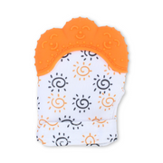 Silicone Baby Teether Pacifier Glove – Orange