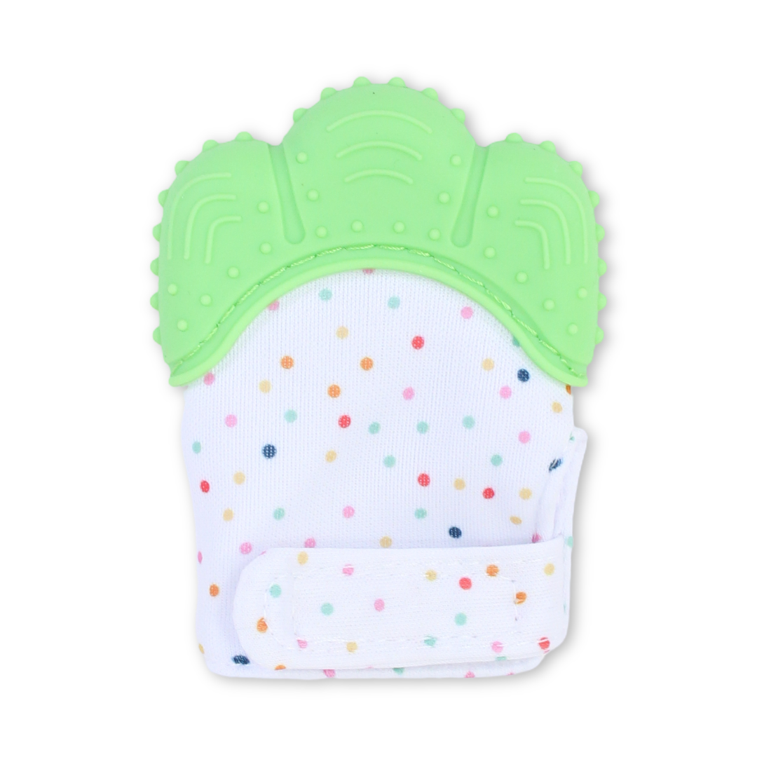 Silicone Baby Teether Pacifier Glove – Green