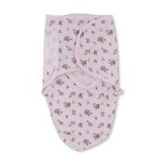 Unisex Baby Swaddle – Pink with Floral Print