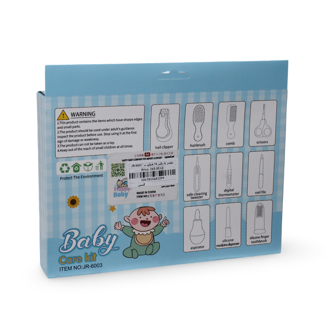 Baby Healthcare Kit 10 Pcs – Baby Blue