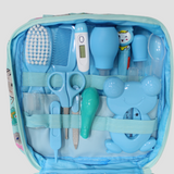 Baby Healthcare & Grooming Kit – 13-Piece Set (Blue)