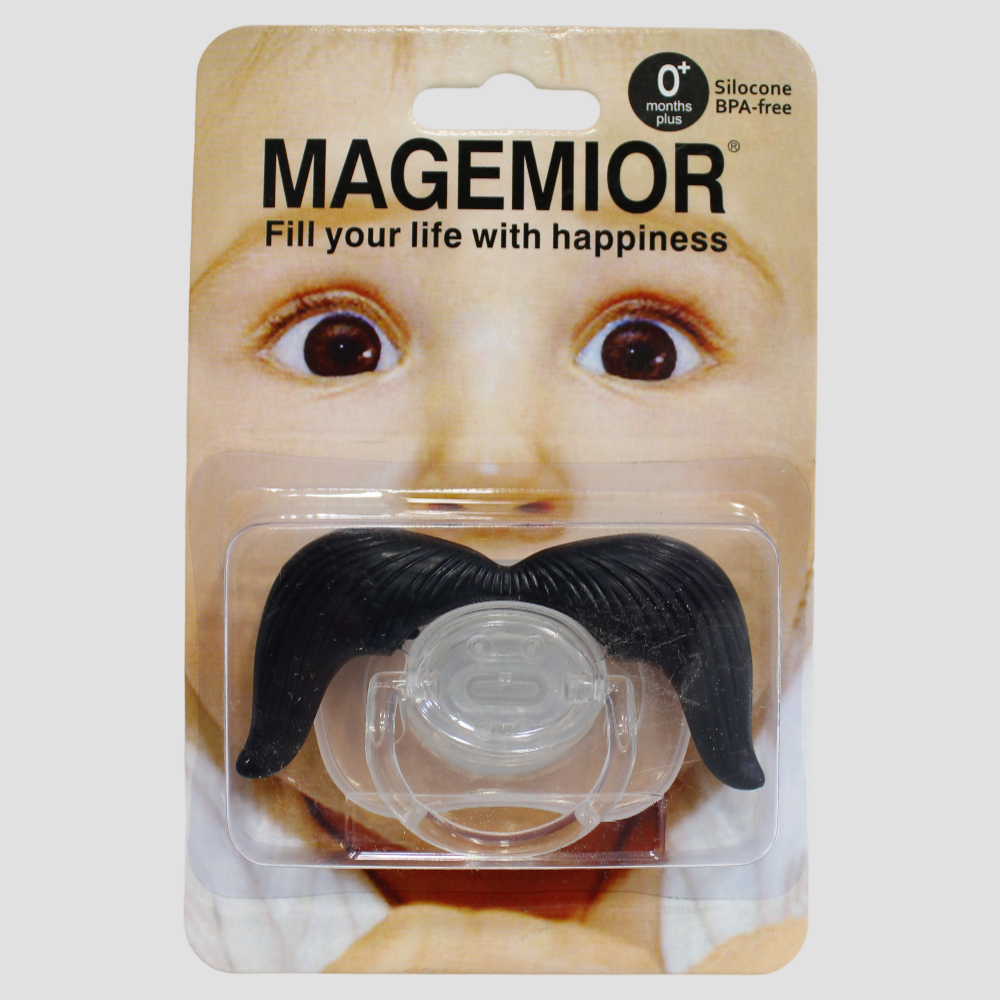 Moustache-Shaped Baby Pacifier – A Fun & Safe Soothing Companion!