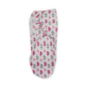 Kolaco Cotton Baby Swaddle – Off-White with Elephant Print