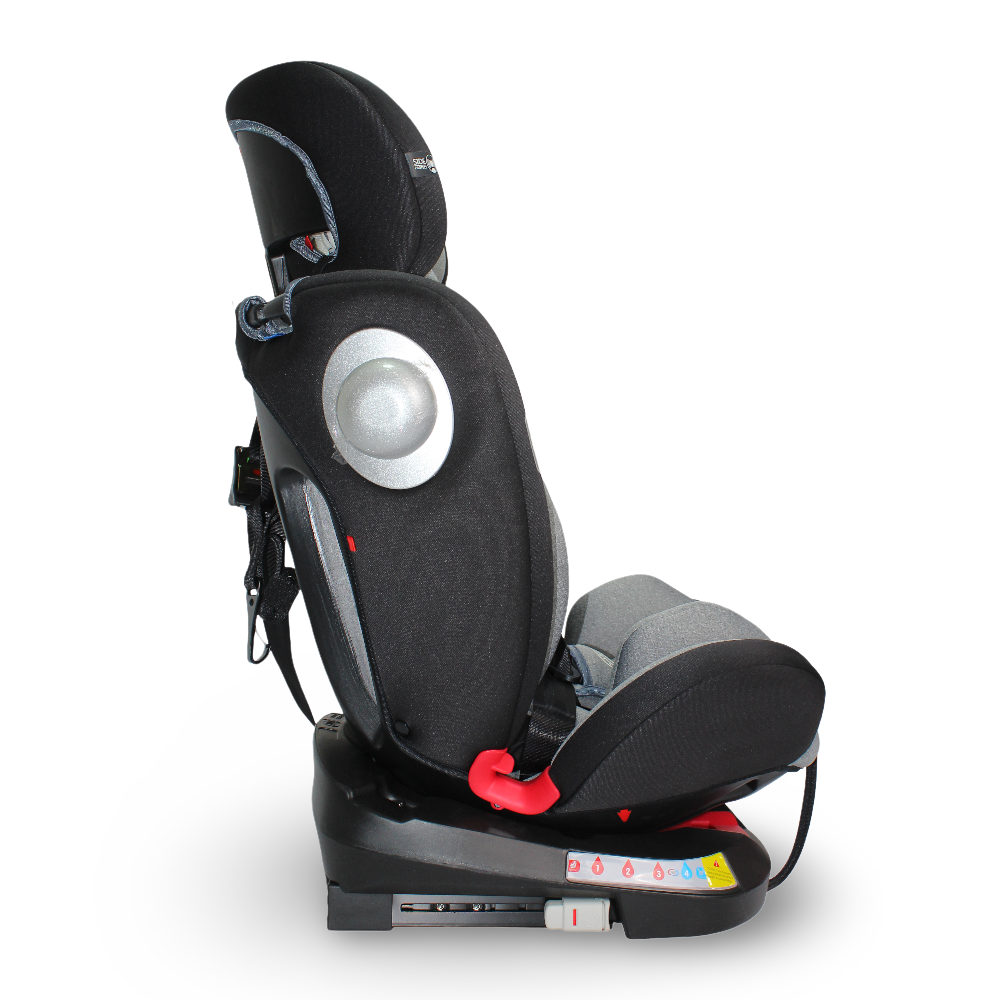 Popypapa Isofix 360° Three-Stage Car Seat - Light Grey
