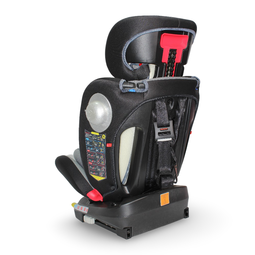 Popypapa Isofix 360° Three-Stage Car Seat - Light Grey