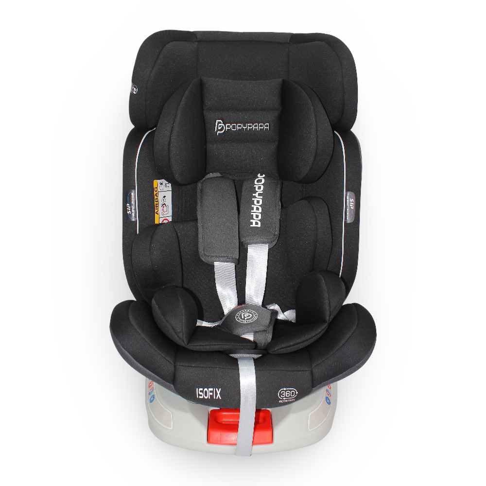 Popypapa Isofix 360° Baby Car Seat - Black
