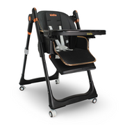 Kidilo High Chair for Babies - Black