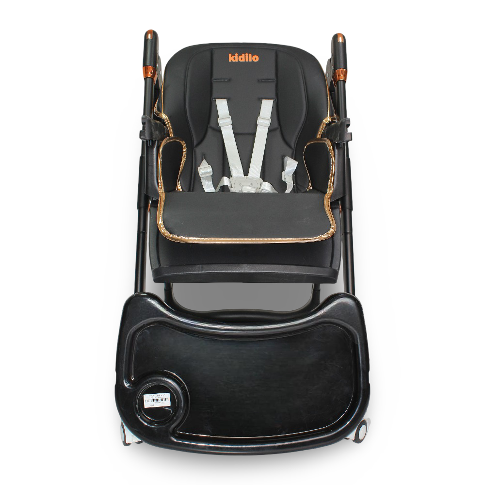 Kidilo High Chair for Babies - Black