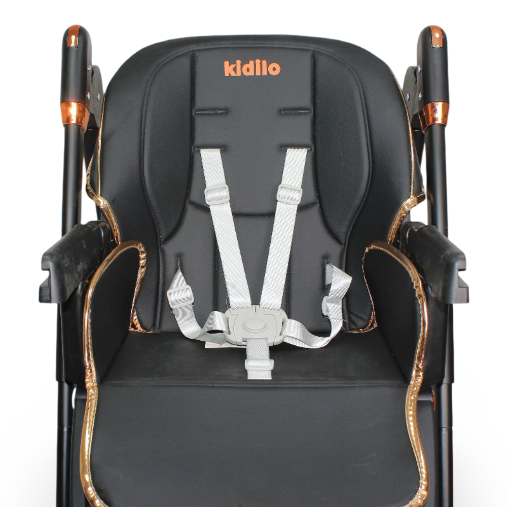 Kidilo High Chair for Babies - Black