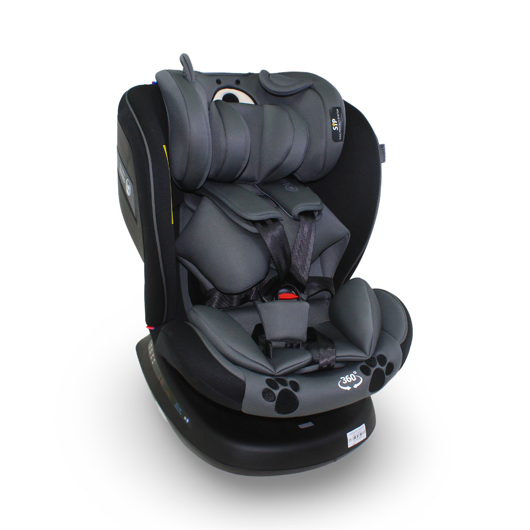 Kidilo Baby Car Seat 360° Rotation – Grey