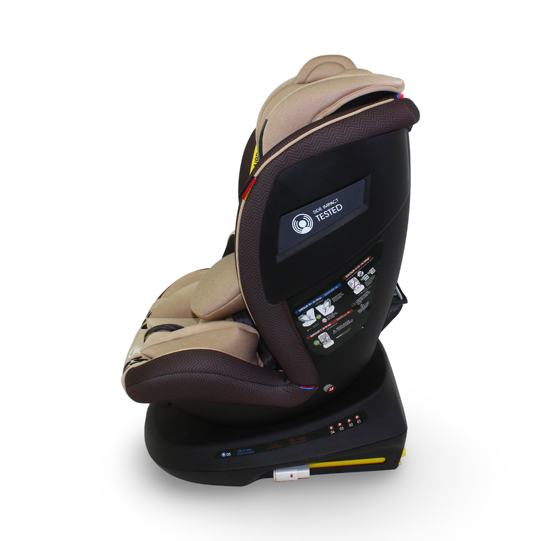 Kidilo Baby Car Seat 360° Rotation – Beige