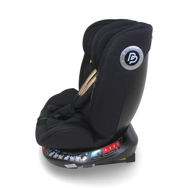 Kidilo Baby Car Seat 360° Rotation – Black
