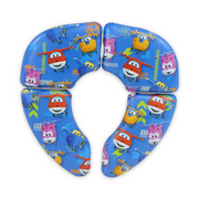 Cushie Traveler Folding Padded Potty Seat – Blue with Airplanes Print