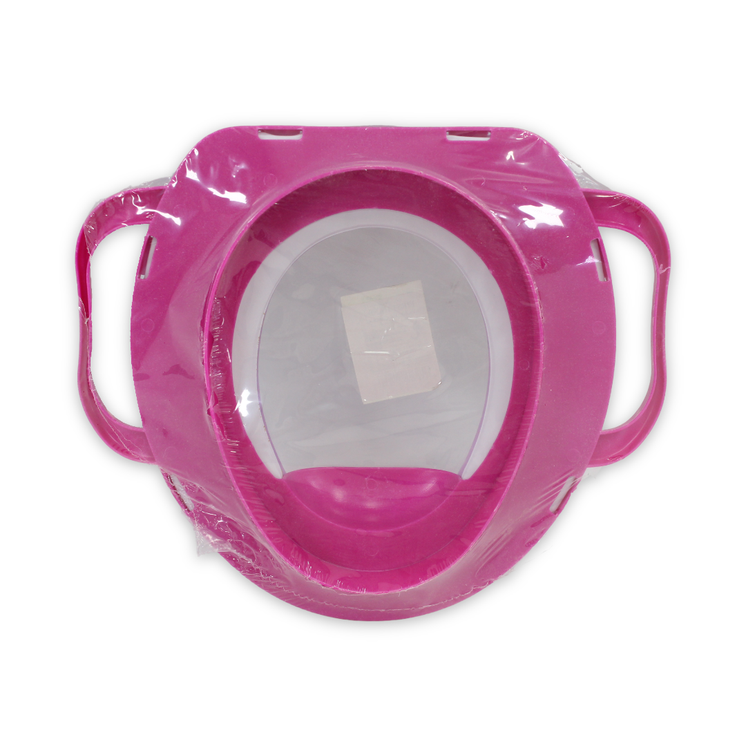 Baby Potty Training Seat – Pink with Shells and Butterflies Print