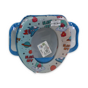Baby Potty Training Seat – Blue with Space Print