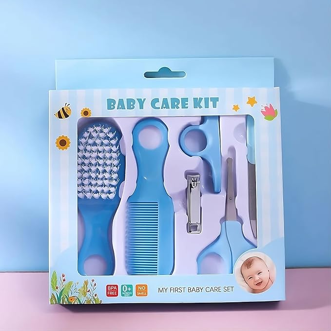 Baby Daily Nail & Hair Care Set – 6 Pieces