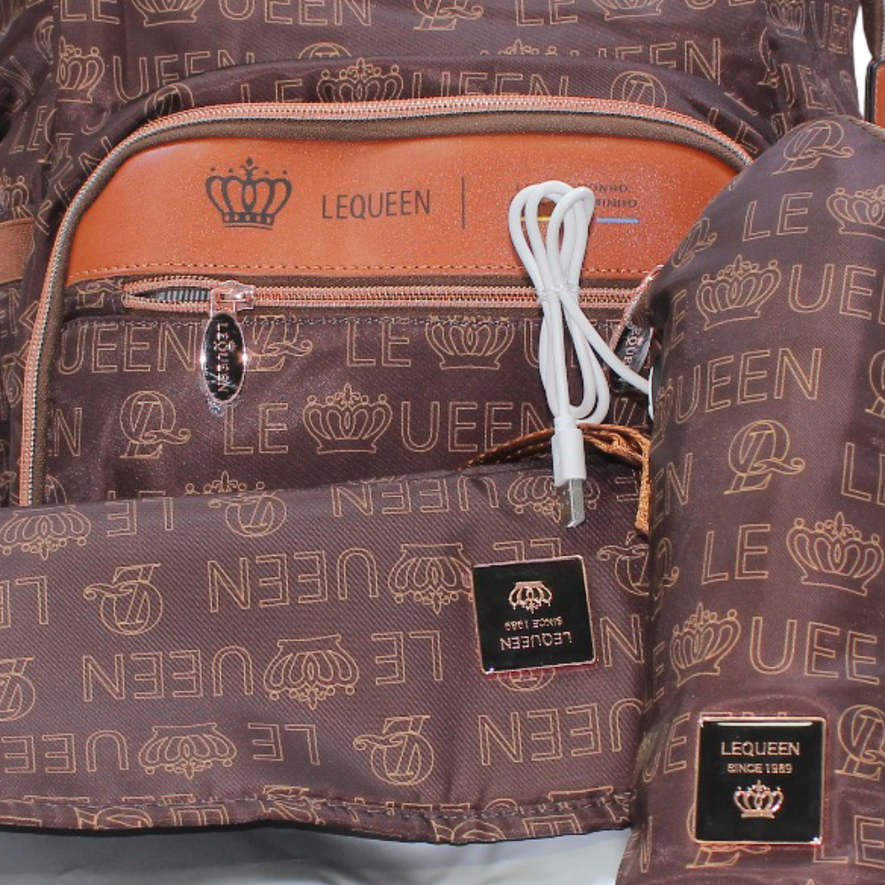 LeQueen Diaper Bag – Gold