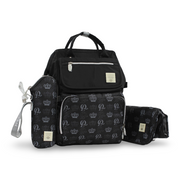LeQueen Diamond 8th Special Edition Soft Waterproof Diaper Bag – Black