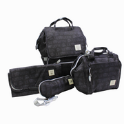 LeQueen Diamond 8th Special Edition Soft Waterproof Diaper Bag - Black