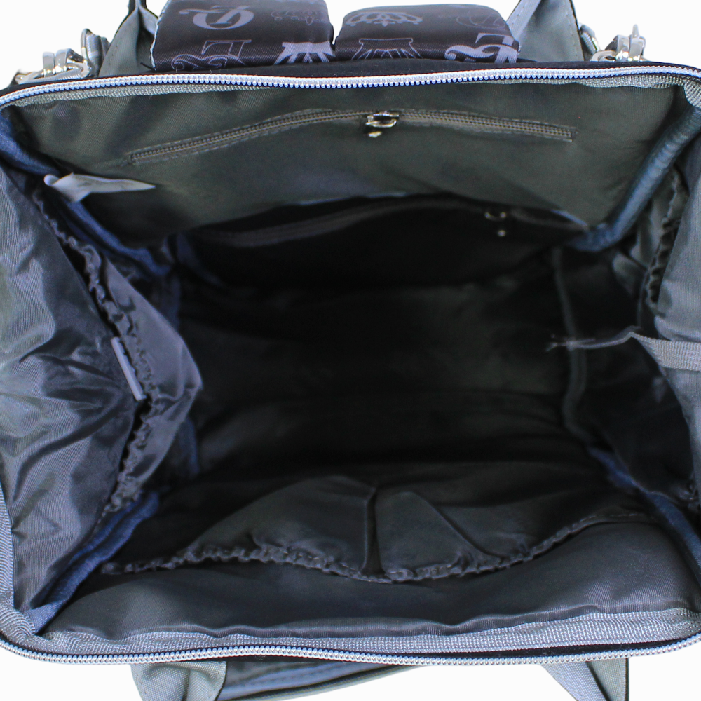 LeQueen Diamond 8th Special Edition Tag Caro Soft Waterproof Diaper Bag - Black