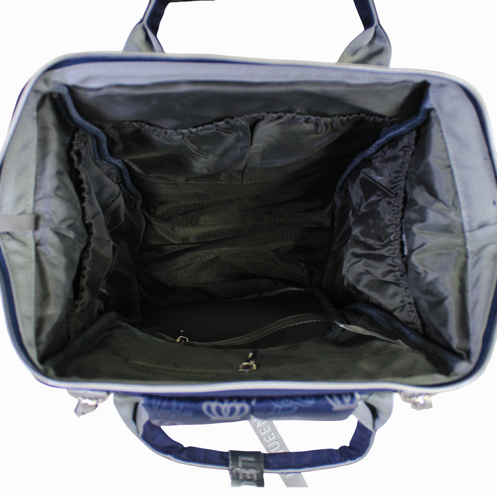LeQueen Diamond 8th Special Edition Soft Waterproof Diaper Bag - Blue