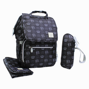 LeQueen Diamond 8th Special Edition Soft Waterproof Diaper Bag - Grey