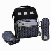 LeQueen Diamond 8th Special Edition Soft Waterproof Diaper Bag - Black