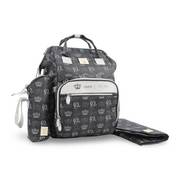 LeQueen Diamond 8th Special Edition Soft Waterproof Diaper Bag - Black