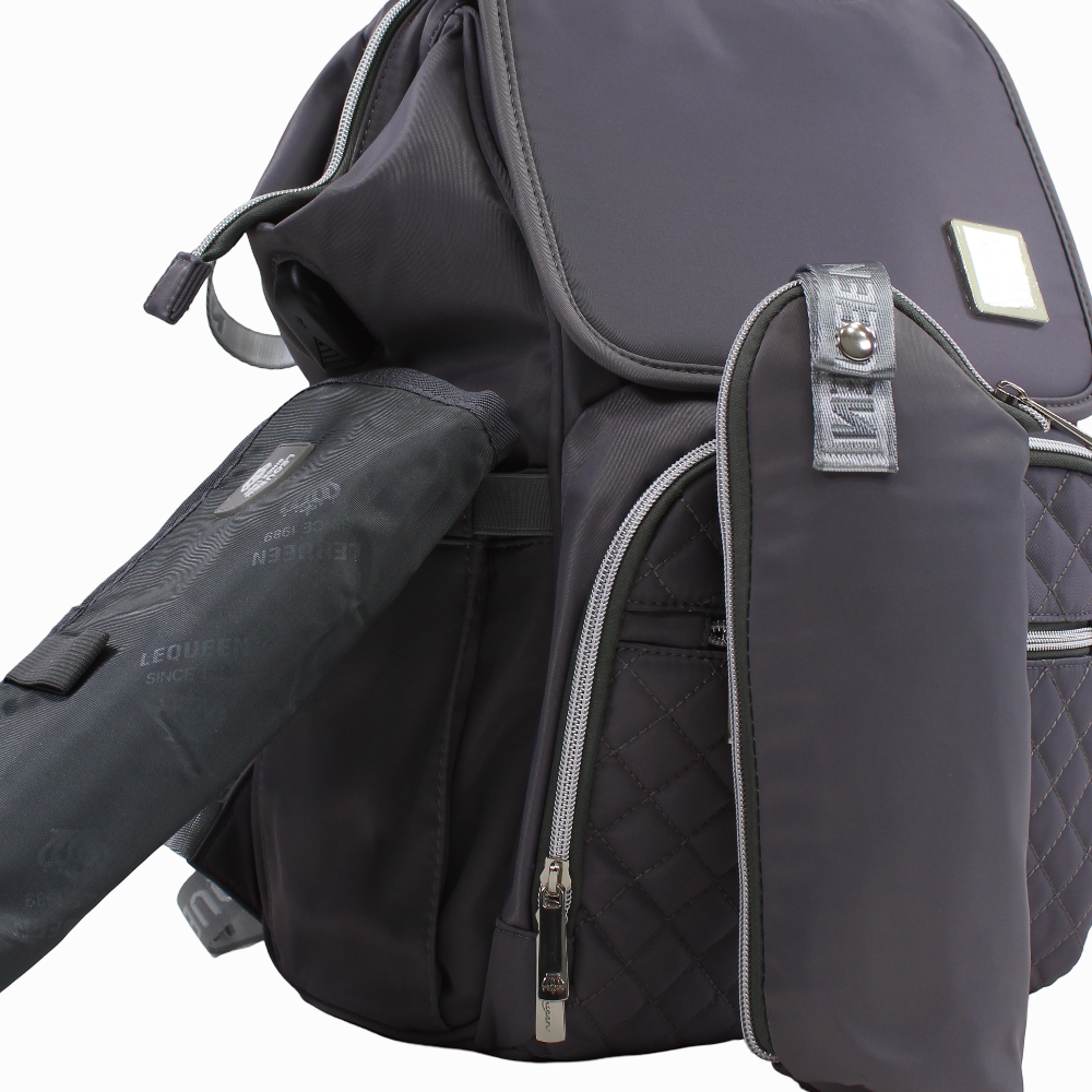 LeQueen Diamond 7th Edition Soft Waterproof Diaper Bag - Grey