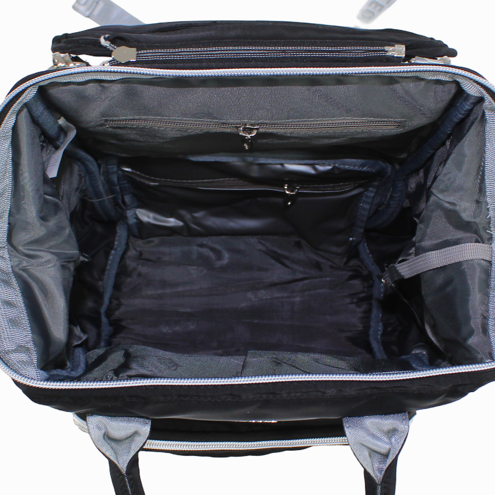 LeQueen Diamond 7th Edition Soft Waterproof Diaper Bag - Black