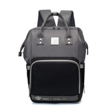 Grey/Black Lequeen Diamond 7TH Edition Waterproof Original Diaper Bag