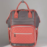 Grey/Pink Lequeen Diamond 7TH Edition Waterproof Original Diaper Bag