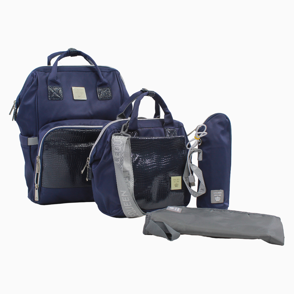 Lequeen Diamond 7TH Special Edition Soft Waterproof Original Diaper Bag - Purple