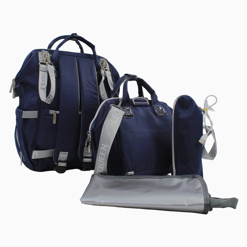 Lequeen Diamond 7TH Special Edition Soft Waterproof Original Diaper Bag - Purple