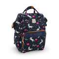 Navy with Unicorn & Pink Cloud Print