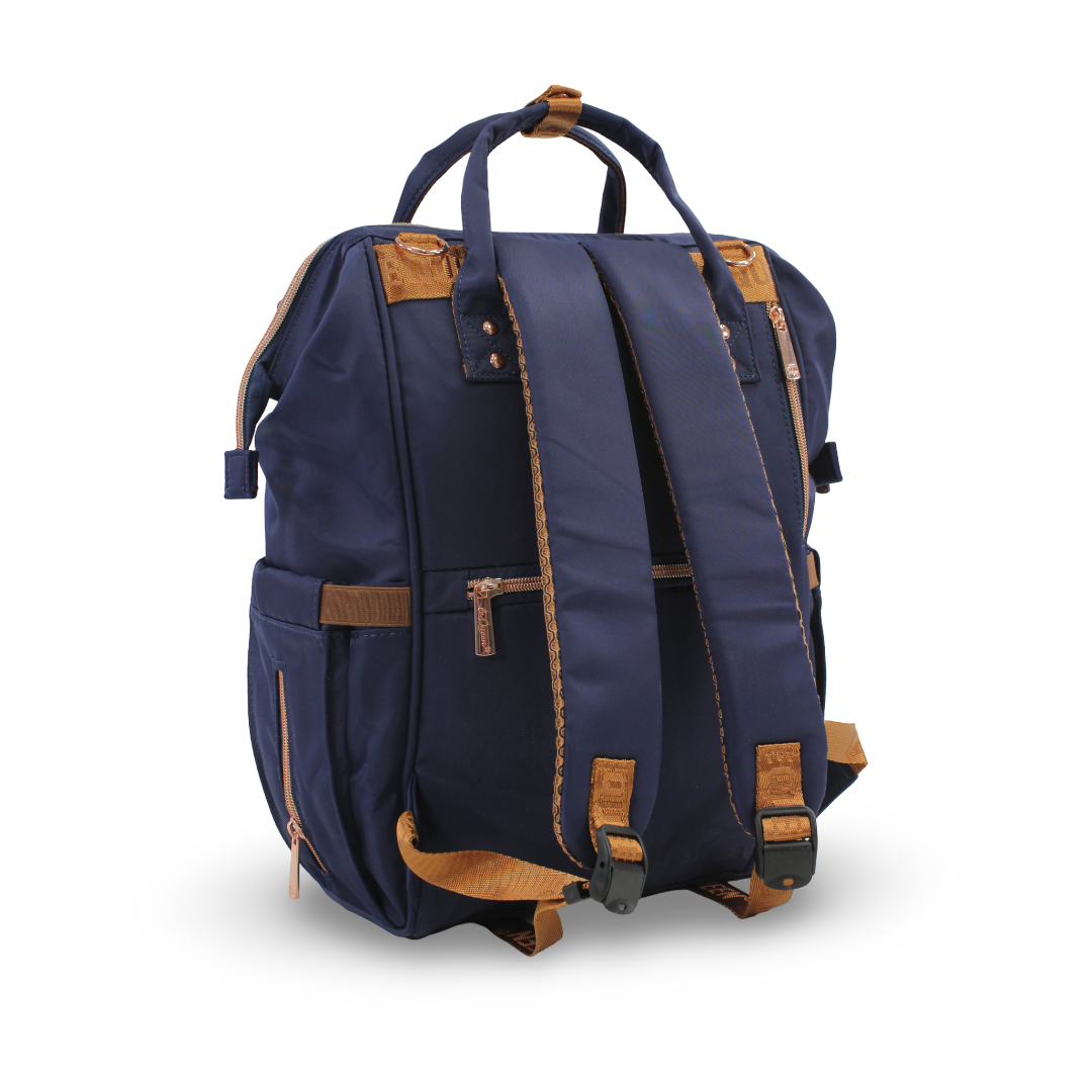 LeQueen 8th Generation Gold Classic Diaper Bag – Navy