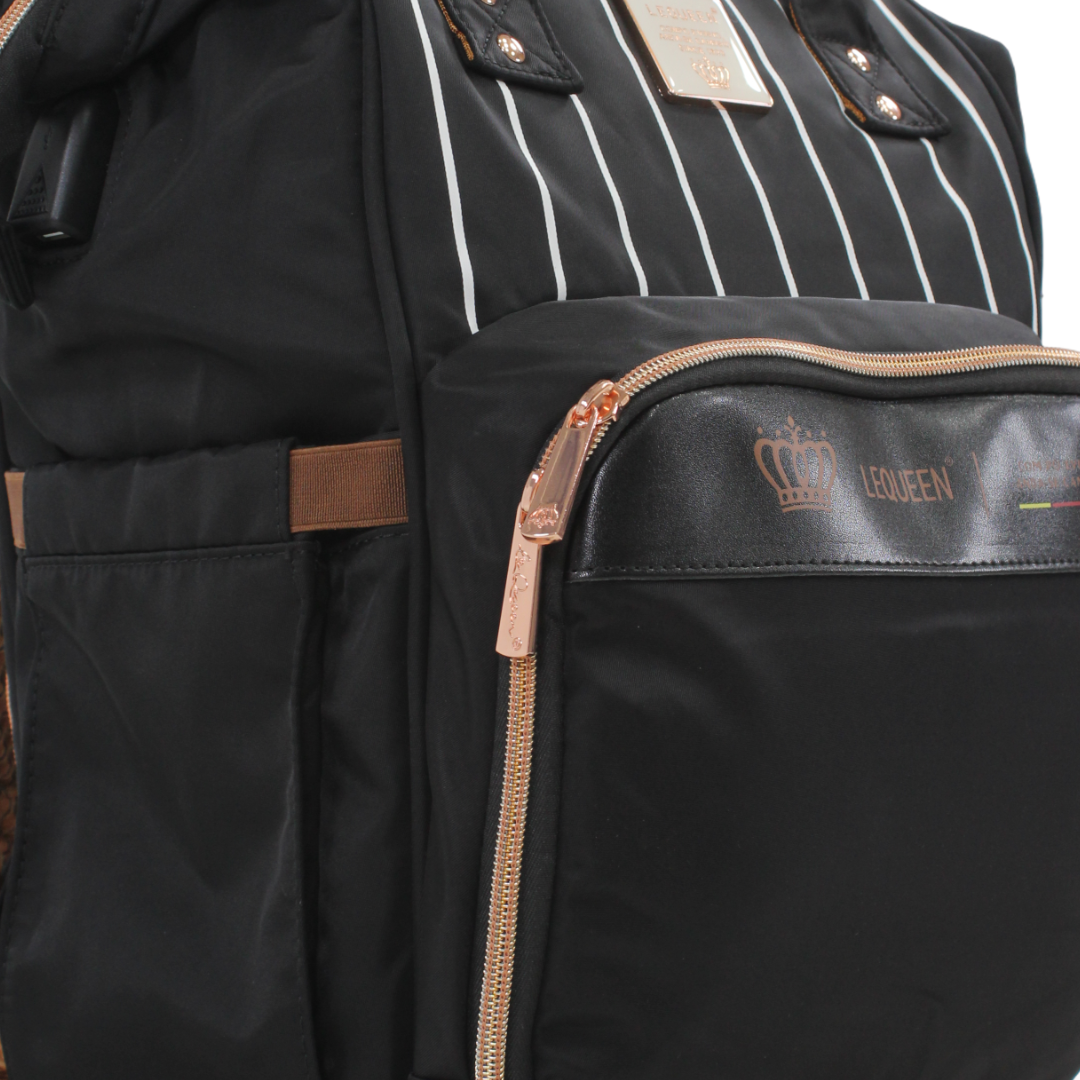 LeQueen 8th Generation Classic Diaper Bag – Black