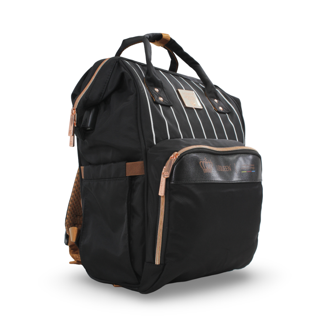 LeQueen 8th Generation Classic Diaper Bag – Black