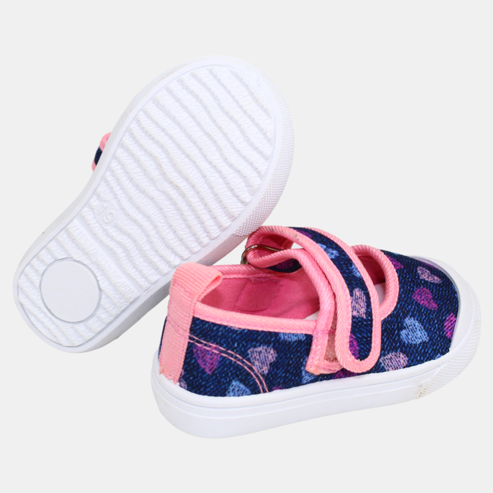 Baby Girls' Navy Canvas Shoes