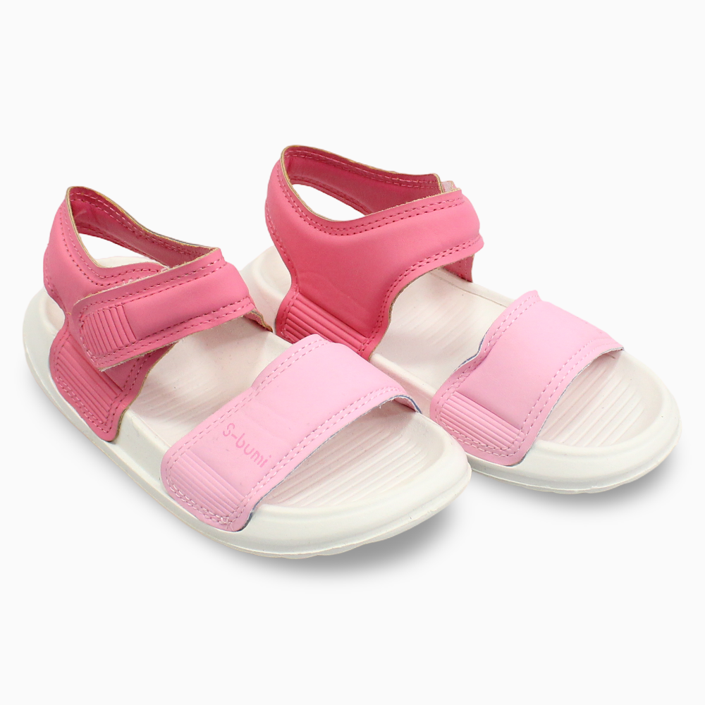 Girls Leather Sandals – Fuchsia
