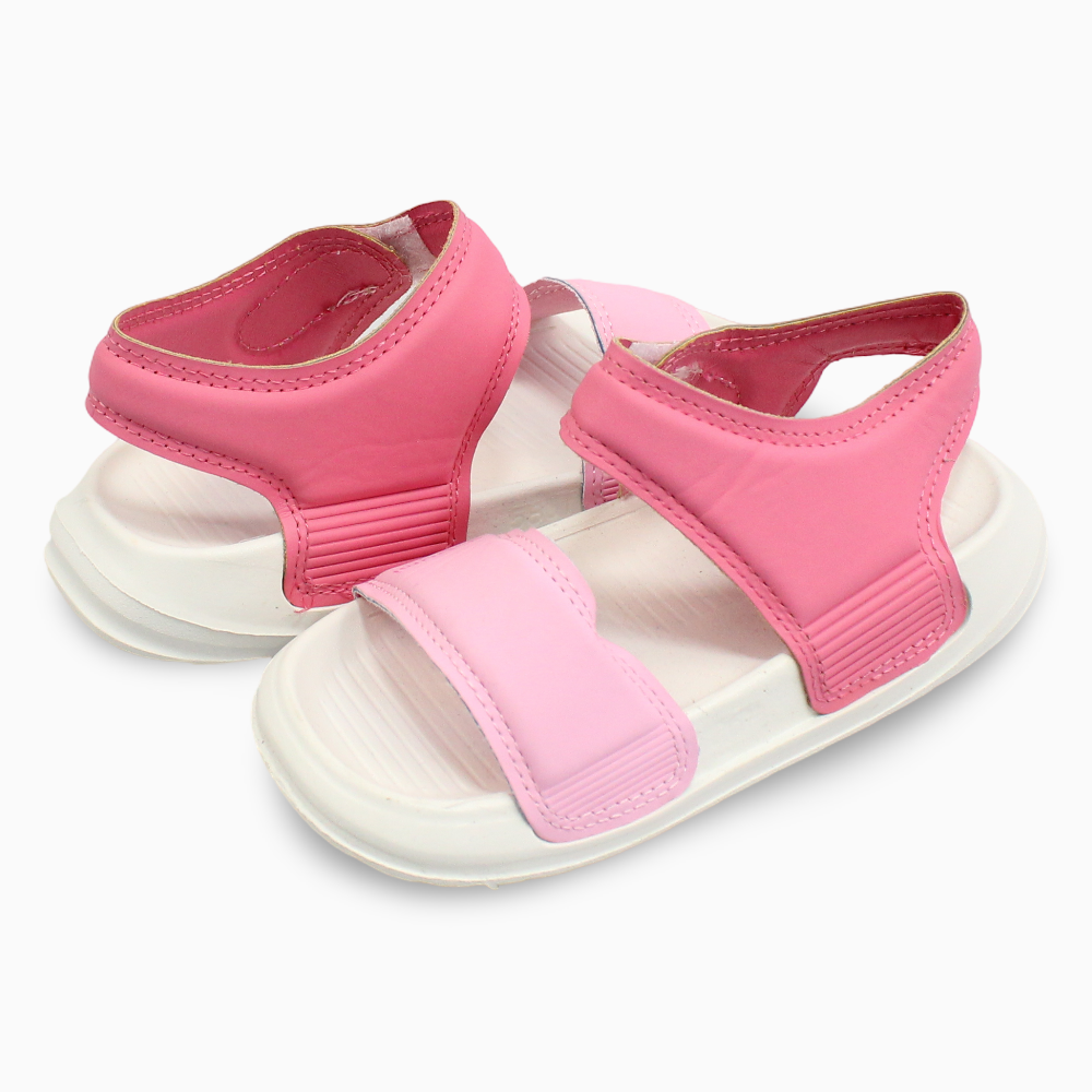 Girls Leather Sandals – Fuchsia