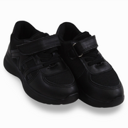 Unisex Leather Sneakers - Black