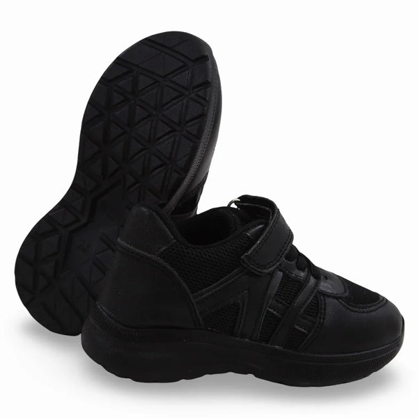Unisex Leather Sneakers - Black