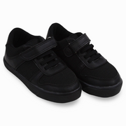 Unisex Leather Sneakers - Black
