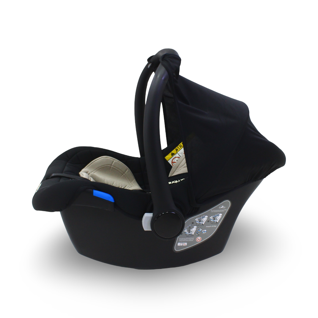 Umbrella Stage 1 Baby Car Seat – Black & Beige ( BNV-l2)