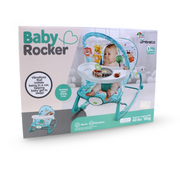 Umbrella Baby Rocker with Dining Tray – Pink