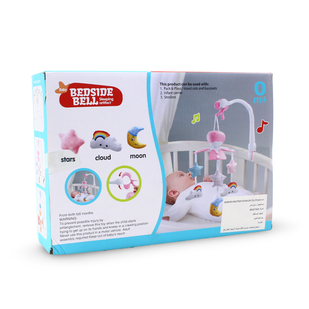Umbrella Baby Musical Crib Mobile with Hanging Animal Toys